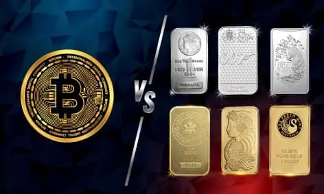 Cryptocurrency vs. Gold and Silver