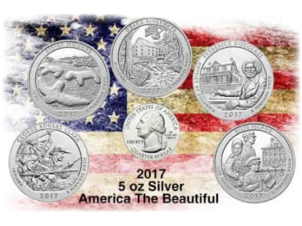 2018 AMERICA THE BEAUTIFUL 5 OZ RELEASES
