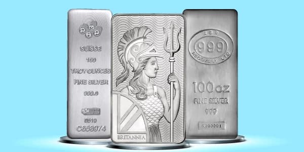 100 oz Silver Bar