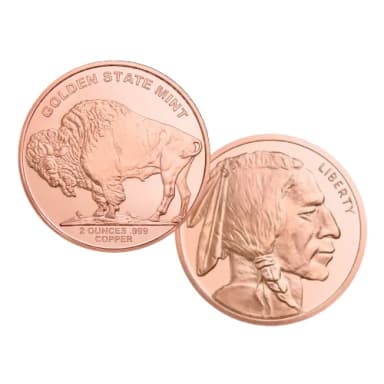 Buffalo Copper Rounds