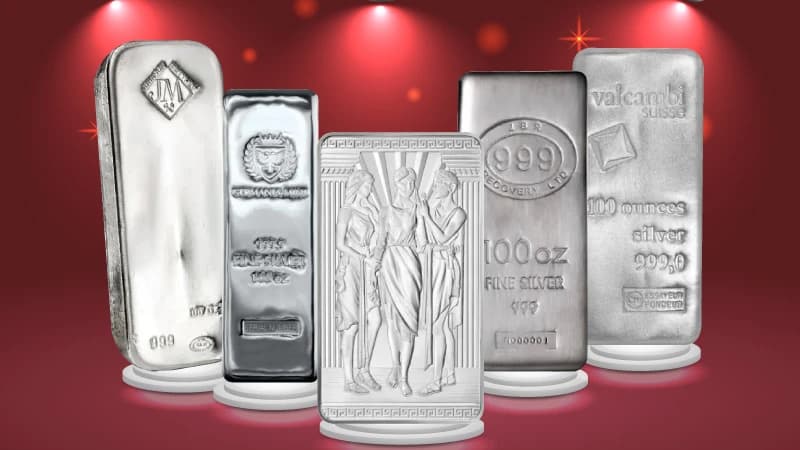 100 oz Silver Bars to Buy and Stack Top 10 List of Best Silver Bars