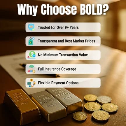 Why Choose BOLD Precious Metals