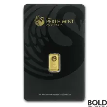 Box of 25 - 1 Gram Perth Mint Gold Bar