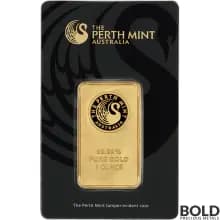 1 oz Perth Mint Gold Bar (Lot of 5)