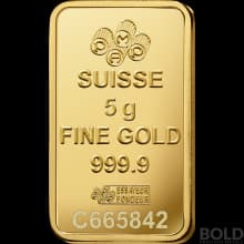 Gold Bar PAMP - 5 Gram