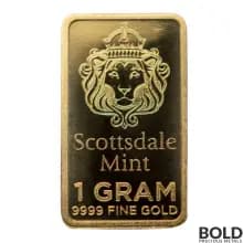 Icon for Gold 1 Gram Scottsdale Bar