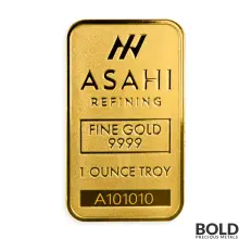 1 oz Asahi Diwali Gold Bar (In Assay)