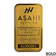 1 oz Asahi Dragon Gold Bar (In Assay)