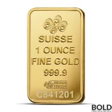 1 oz PAMP Rosa Gold Bar