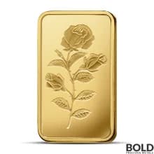 1 oz PAMP Rosa Gold Bar
