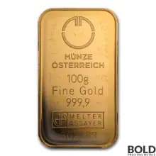 Icon for Gold Austria Bar - 100 Gram