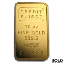 Icon for Gold Bar Credit Suisse - 10 oz