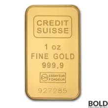Gold Bar Credit Suisse - 1 oz