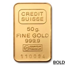 Icon for Gold Bar Credit Suisse - 50 gram