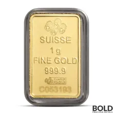 1 Gram PAMP Rosa Gold Bar