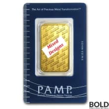 Gold Bar PAMP (Mixed Designs) - 1 oz