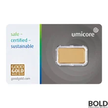 Gold Bar Umicore - 2.5 gram (In Assay)