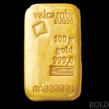 Icon for Valcambi Gold 100 Gram Cast Bar