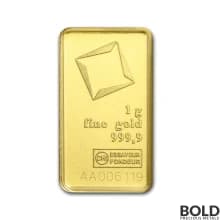 Gold Bar Valcambi - 1 Gram