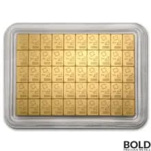 Gold 50 Gram Bar Valcambi Combi - 50x1 gram