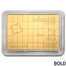 Gold 50 Gram Bar Valcambi Combi - 50x1 gram