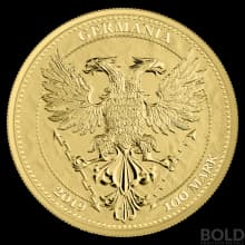 2019 Germania Gold Oak Leaf BU Round - 1 oz