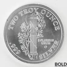 2 oz Mercury Dime Design Silver Round (CNT Minting)