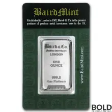 Icon for Platinum Bar Baird - 1 oz