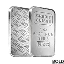 Platinum Bar Credit Suisse - 1 oz