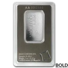Platinum Bar Valcambi - 1 oz