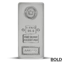 1 Kilo RCM Silver Bar (Lot of 10)