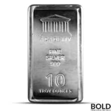 10 oz Academy Stacker Silver Bar