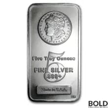 Icon for Silver 5 oz Morgan Bar