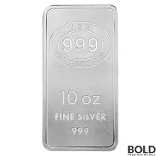 Silver 10 oz JBR Bar