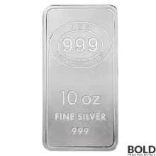 Silver 10 oz JBR Bar
