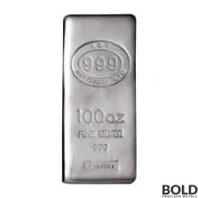Icon for Silver 100 oz JBR Bar
