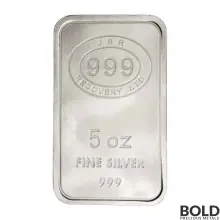 Silver 5 oz JBR Bar