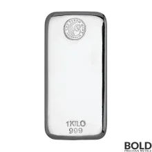 Silver - 1 Kilo Perth Mint Poured Bar