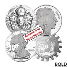 Icon for Silver - 5 oz Random Round *Our Choice