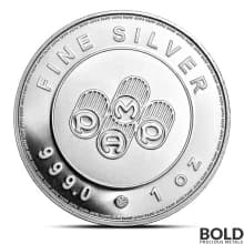 1 oz PAMP Silver Round (Logo)