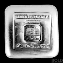 Icon for Silver 100 Gram Geiger Edelmetalle Square Cast Bar