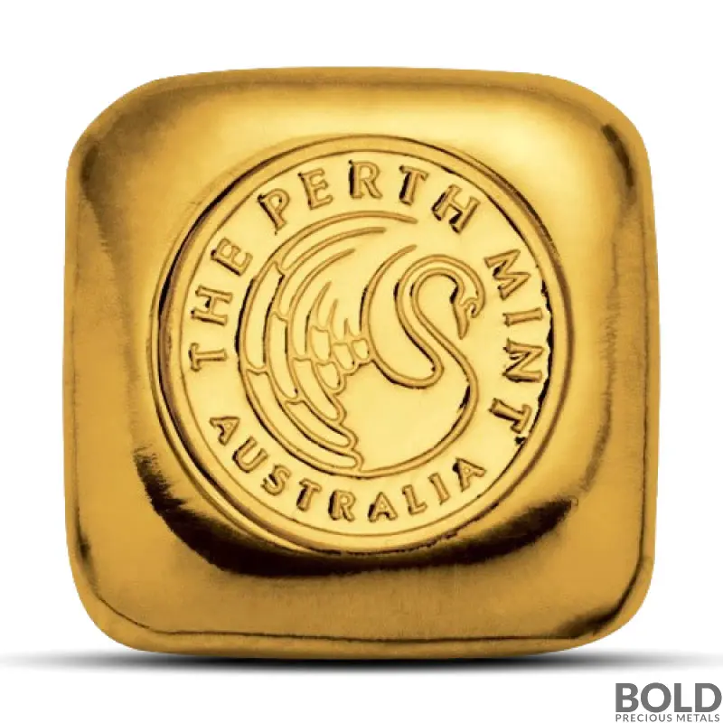 1 oz Perth Gold Cast Bar