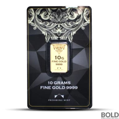 Icon for 10 Gram Pressburg Gold Bar