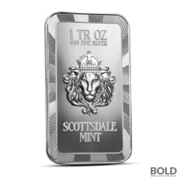 1 oz Scottsdale Cowboy Vigil Silver Bar (Color)