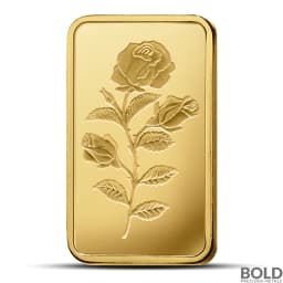 10 Gram PAMP Rosa Gold Bar