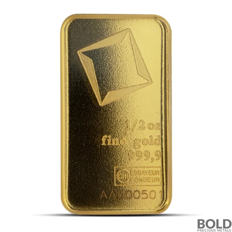 1/2 oz Valcambi Gold Bar
