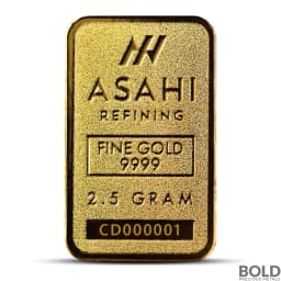 2.5 Gram Asahi Diwali Gold Bar