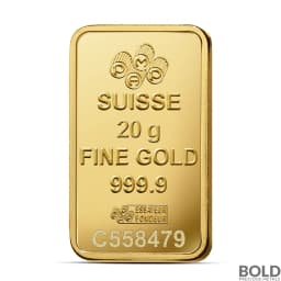 20 Gram PAMP Rosa Gold Bar