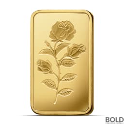 5 Gram PAMP Rosa Gold Bar