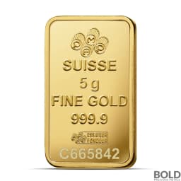 5 Gram PAMP Rosa Gold Bar